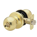 Copper Creek Ball Knob Storeroom Function, Polished Brass BK2050PB